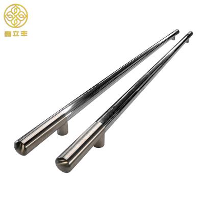 China High Quality Suppliers Modern 304 Stainless Steel Glass Door Handles for sale