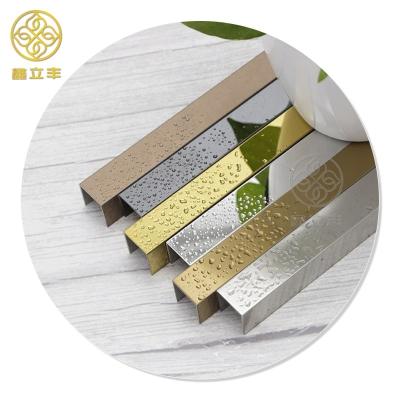 China Guangdong Xinlifeng factory modern stainless steel ceramic tile outside edge trim edging corner molding for sale