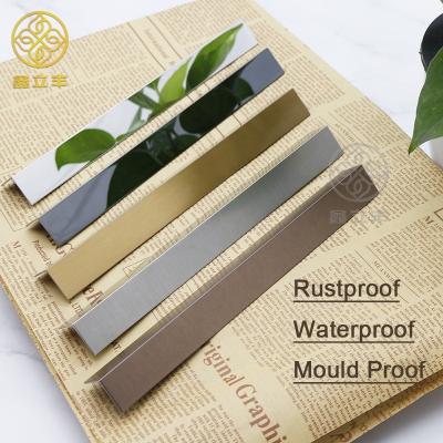 China Guangdong Xinlifeng Factory Modern Stainless Steel External Corner Tile Trim for sale