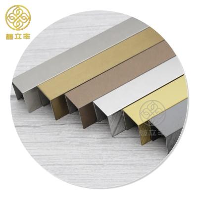 China Guangdong Xinlifeng Factory Stainless Steel Modern Finish Drywall Inside Tile Edges Outside Corners for sale