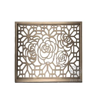 China Low Cost Durable Custom Laser Cut Outdoor Metal Privacy Screen for sale