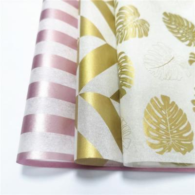 China Wholesale Custom Printed 17GSM Moisture Proof Paper Logo Gift Wrapping Paper Clothing for sale