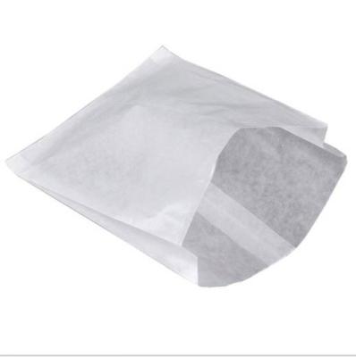 China Biodegradable Materials Garment Translucent Clothing Sticker Recycled Packaging Paper Bag For T-shirt Coat for sale