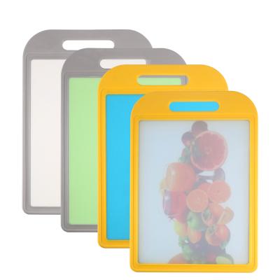 China Sustainable Multifunctional Vegetable Non-slip Basket Cutting Board Plastic Cutting Board for sale