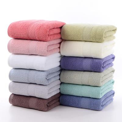 China Factory Eco-friendly100% Cotton Sustainable High Quality Multicolor Hotel Face Bath Towel Set for sale