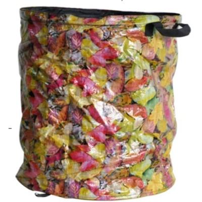 China Multifunctional Folding Portable Garden Bag Reusable Automatic Gardening Bag Leaves Printing Plant Trash Bags for sale