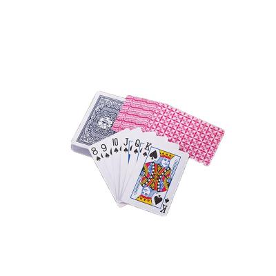 China Plastic Casino Double Sides Playing Cards With PVC Plastic For Cards for sale