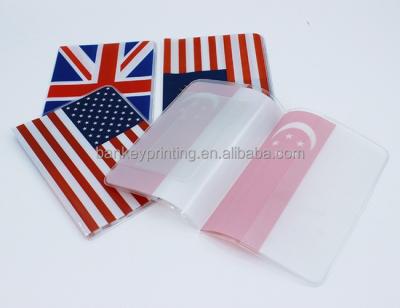 China Passport PVC Material National Flag Series Passport Cover for sale