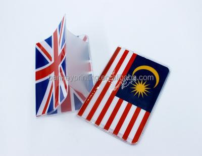 China Custom Full Color Printing Plastic Passport Cover Passport Holder for sale