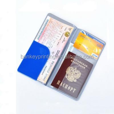 China Passport Travel Passport Wallet PVC Passport Holder Fashion Passport Cover for sale