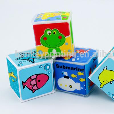 China Children's Toys Cube Kids Bath Toys Brick Baby Bath Toys for sale