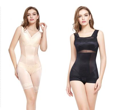 China Hot Plus size Shapers Back waist open shapewear woman control belly OEM bodysuit postpartum bodyshaper rhinestone lingerie for sale