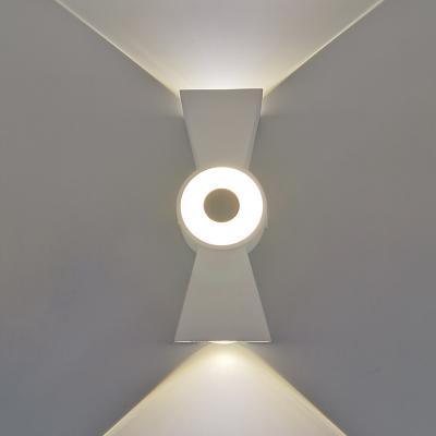 China Modern New Style Black Aluminum Led Light Wall Up Down Modern Wall Lamp Waterproof for sale