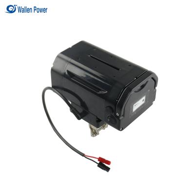 China Electrocar Seat Post 36V 10.4Ah 11.6Ah 12.8Ah 14Ah Ebike Battery With Power Level Display for sale