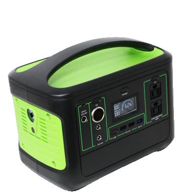 China E-scooter Lithium Ion Battery Pack Generator 12V 500W Solar Portable AC USB Power Banks Power Station for sale