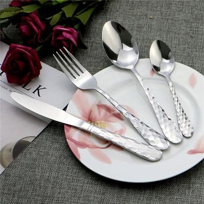 China Sustainable Hot Sale 4 PCS Stainless Steel Cutlery Set Flatwares for sale