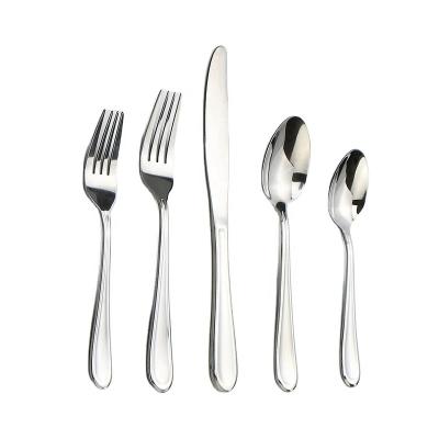 China Sustainable Stylish Stainless Steel Cutlery Set With Serving Set for sale