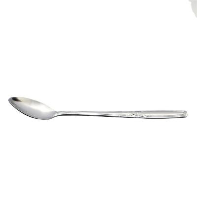 China Sustainable Hot Selling Long Handle 303 Stainless Spoon Set for sale