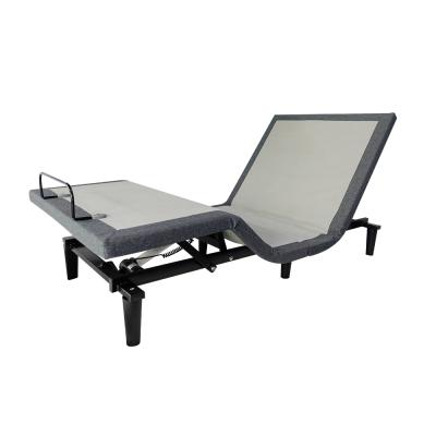 China Electric Adjustable Bed Frame (Height) Adjustable Frame Smart Single Or Double Size Bed With Massage for sale