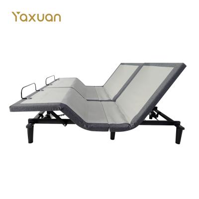 China (Size)China wholesale price bedroom furniture adjustable wire or bed wireless remote control adjustable double folding base for sale