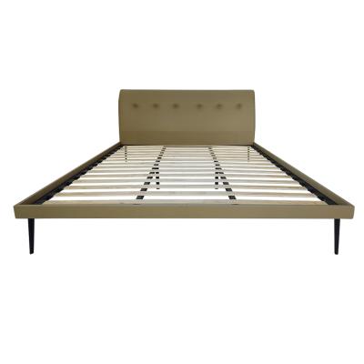 China High Quality Anti-rust And Anti-corrosion Modern Platform Wooden Base King Size Metal Bed Para Cama For Sleeping for sale