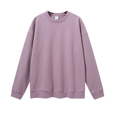 China Anti-pilling Casual Basic Oversized Dropped Shoulder Pullover O-Neck Unisex Sweatshirt for sale