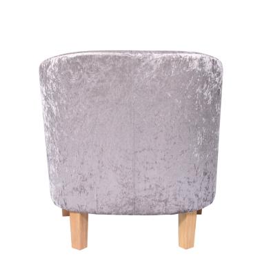 China (Other) Adjustable Modern Living Room Hotel Lounge Sofa Chair Club Ice Velvet Tub Chair for sale