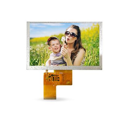 China Custom 5 Inch 40 Pin High Brightness 800X480 TFT LCD Display Screen With Capacitive Touch Screen 5 INCH for sale