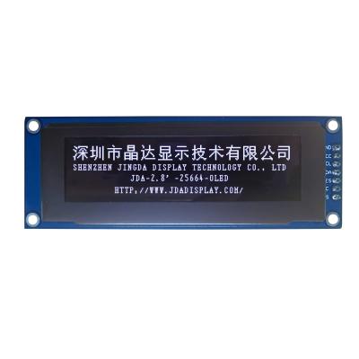 China 2.8 Inch 256x64 OLED Display Module Blue And White Police I2C SPI Parallel Interface SSD1322U OLED Display Module 2.80 Inch for sale