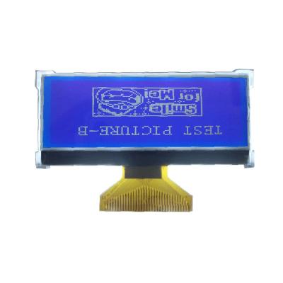 China Negative LCM 122x32 12232 Dot Matrix Monochrome Parallel Blue TRANSMISSIVE COB LCD Display Graphics Module Can Be Customized for sale