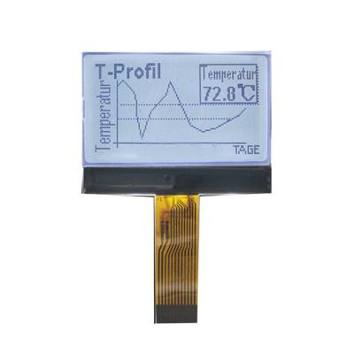 China Matrix 12864 Lcd Custom Graphic Display 128X64 ST7565 53.6(W)X28.6(H)mm Monochrome TOOTH Graphic LCD Display for sale