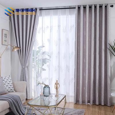 China 100% Pure Polyester Hotel Blackout Style Curtain In Blackout Luxury European Decorative Custom Curtain for sale