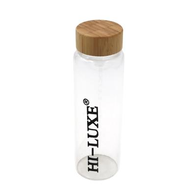 China High Quality Sustainable Borosilicate Glass Bottle Logo Glass Water Bottle Custom Water Bottle for sale