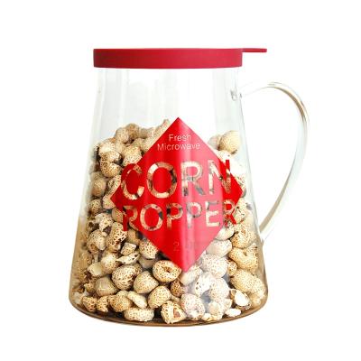 China Easy Operation Popcorn Silicone Microwave Popcorn Popper For Kitchen Use With Lid Popper Micro Popcorn Popper for sale