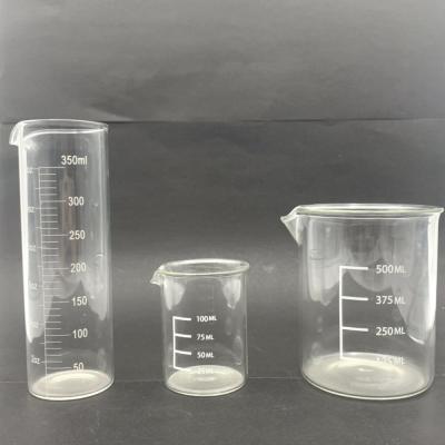 China Custom Lab Instrument Lab Glassware 100ml 350ml 500ml Beakers for sale