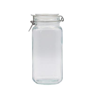 China None 2100ml high quality large glass jar for food storage glass jar for sale