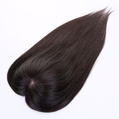 China Popular Wholesale Cutical Aligned Low Topper Silky Straight Wave Virgin Hair Women Hairpiece Hairpiece for sale