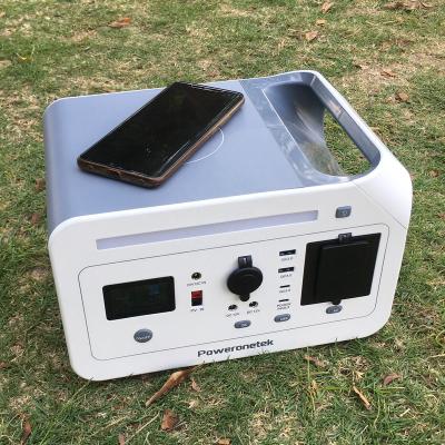 China 300 Watt Generator Backup Power Supply Wireless Charging Portable Solar Outlet Charged by Solar Panel/Wall Outlet for sale