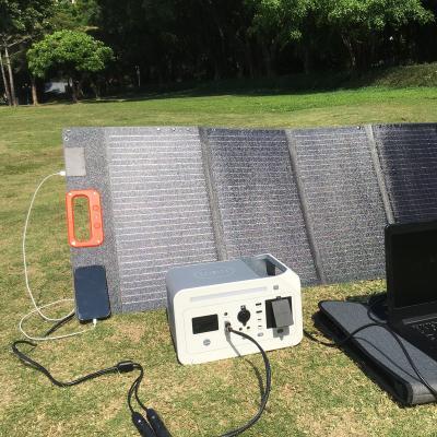 China Outdoor Kit 600W Wireless Solar Panel Energy Power Generator Portable Charging Station Including 100W Solar Panels for sale