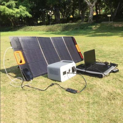 China Portable Powerbank Wireless Charging Laptop Off Grid Solar System Portable AC Power Bank Station Full Backup Home System 300W 600W for sale