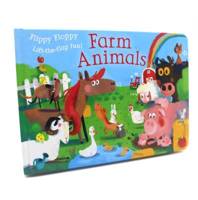 China Quality: Excellent High Quality Custom Printed Panel 3D Farm Animal Book for sale