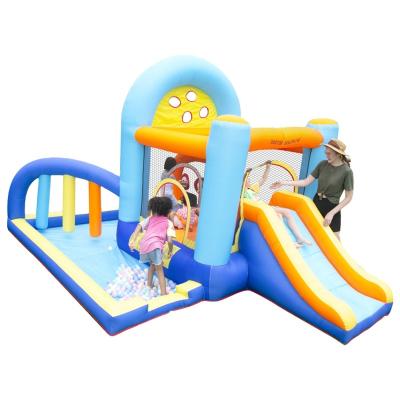 China Family Party Doctor Dolphin Manufacturer Direct Items Game Kids Jumping Inflatable Castle Children Blower Bouncy House for sale