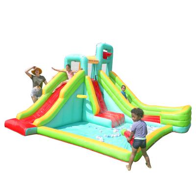 China Fashionable Water Castle Doctor Dolphin Bouncy Castle Inflatable Bouncer Ted Jungle Water Inflatable Trampoline for sale