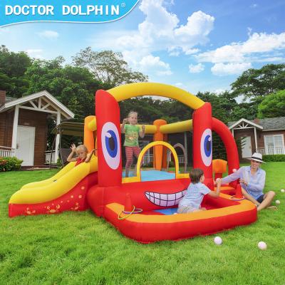 China Multi-function Doctor Dolphin Kids Large Bounce House Bounce House Small Party Outdoor Frozen Water Jumping Castle for sale