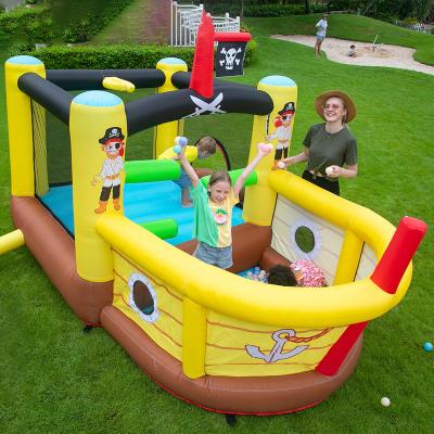 China Modern Commercial Doctor Dolphin Pirate Ship Bounce House Bouncing Castle Inflatable Bouncer For Kids for sale