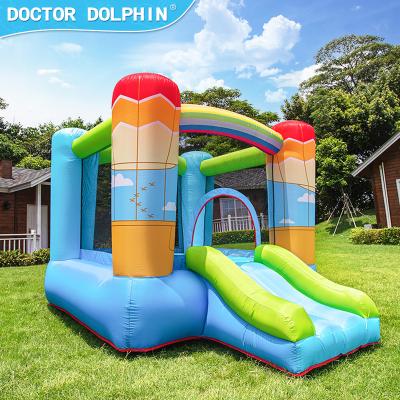 China Modern Doctor Dolphin Kids Mini Air Game Castle Party Inflatable Bounce House Bounce House for sale