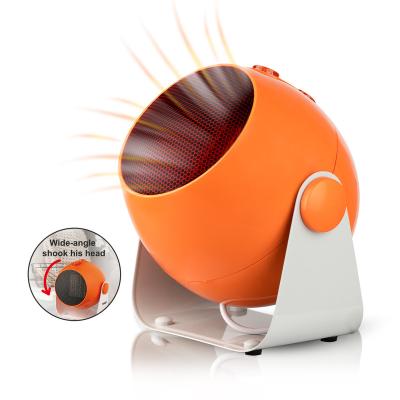 China 2022 Eco-friendly ABS 2022 Hot Selling Desktop Mini Ceramic Heating PTC Low Power Home Small High Velocity Heater for sale