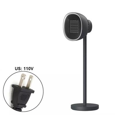 China Hot Sale Winter 1500W Electric Ceramic Electric Desktop PTC Heater Personal Stand Mini Portable Heater Fan For Home Car Room for sale