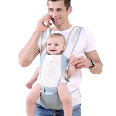 China Foldable High Quality Cotton Baby Wrap Carrier Cotton Baby Wrap Backpack Carrier For Rising With Kids for sale