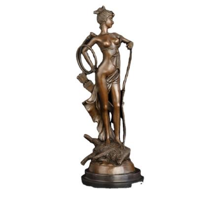 China Europe professional bronze art foundry custom make metal art bronze statues female art bronze statue for australia for sale